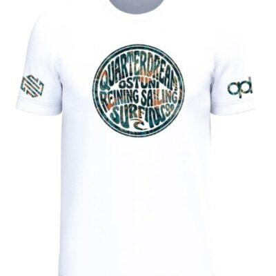 T-SHIRT QD REINING HERITAGE TEE WHITE U/D