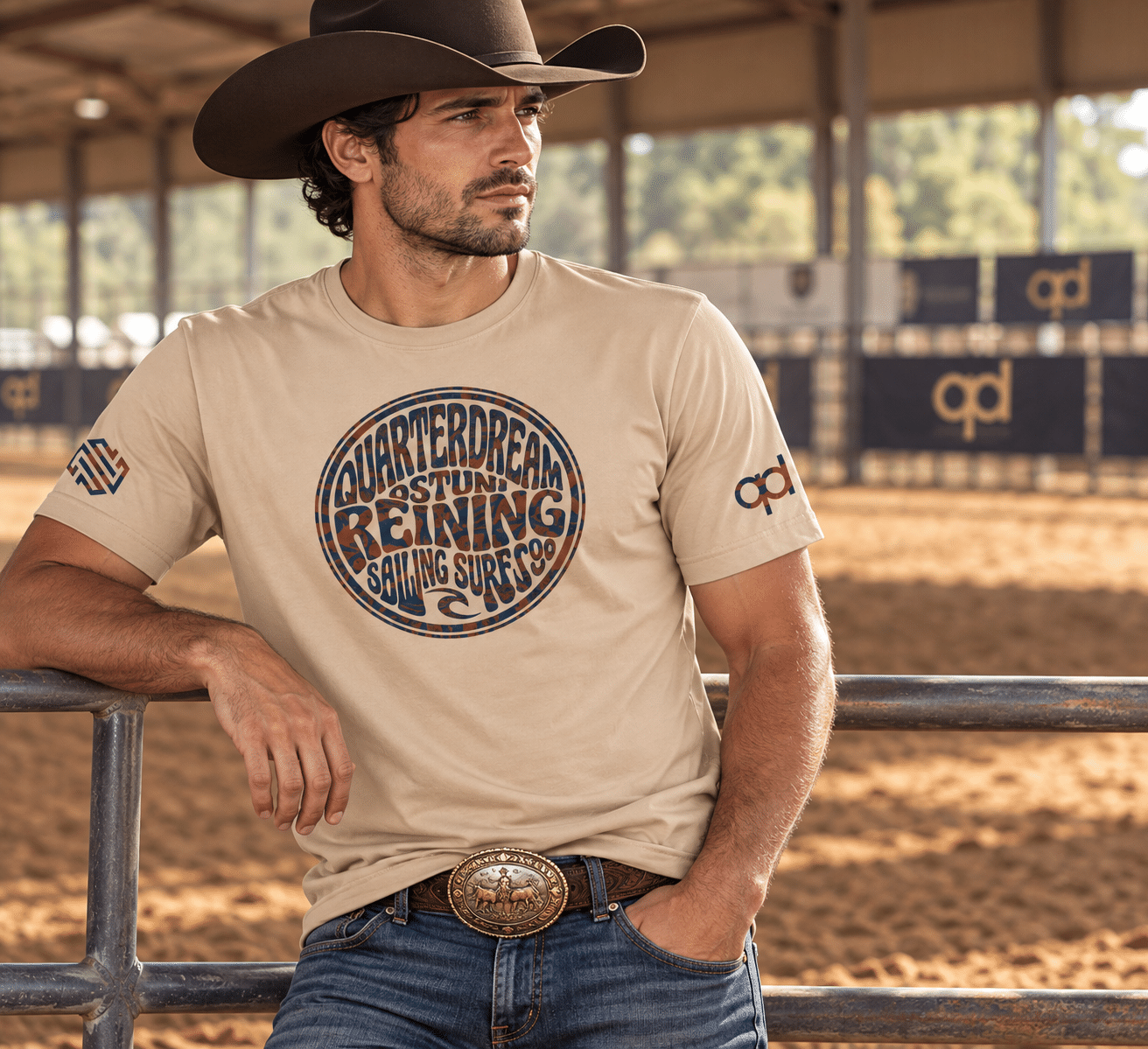 T-SHIRT HERITAGE SABBIA MODELLO